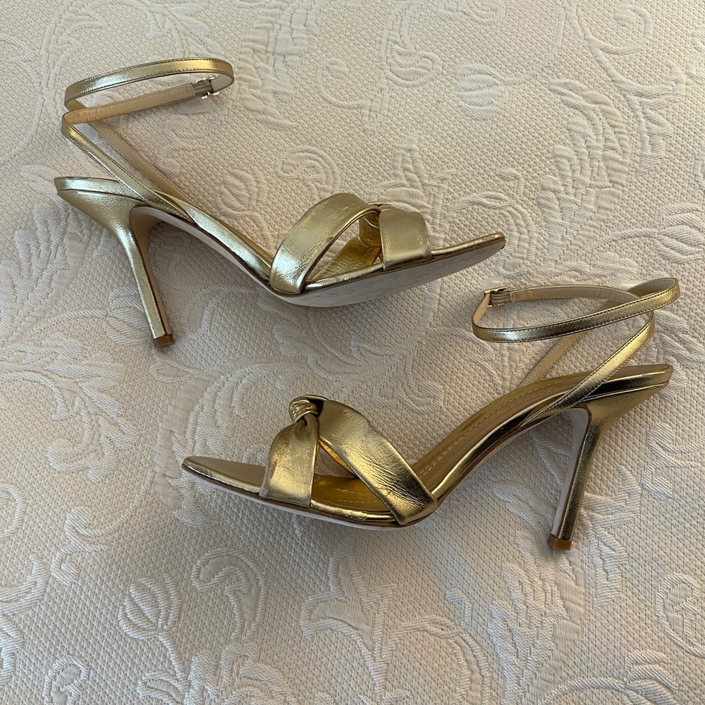 Kate Spade Gold High Heeled Sandals